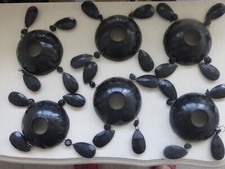 lot 6 coupelles noires avec