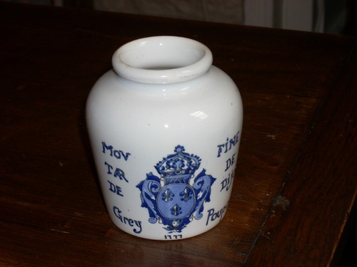 Pot moutarde grey poupon - pot,