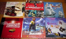 LOT 6 LIVRE TIMBRE FRANCE LES TRAINS LES VOILIERS SPORT GLISSE JEUX VIDEO .....