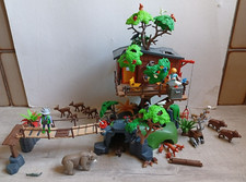 Playmobil lot 5557 cabane dans les arbres - 2 perso + 40 animaux accessoire ours