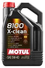 Motul 8100 X-clean 5W40 Huile Moteur Synthétique 5L (102051) LIVRAISON GRATUITE