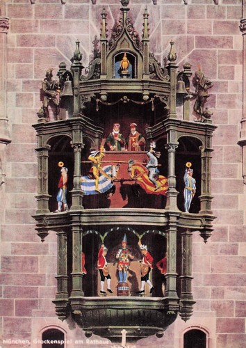 Allemagne munich glockenspiel - allemagne,