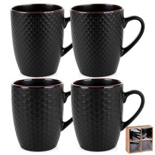 Tasses céramique 400 ml 4 pcs tasses à café thé tasse boisson cuisine set