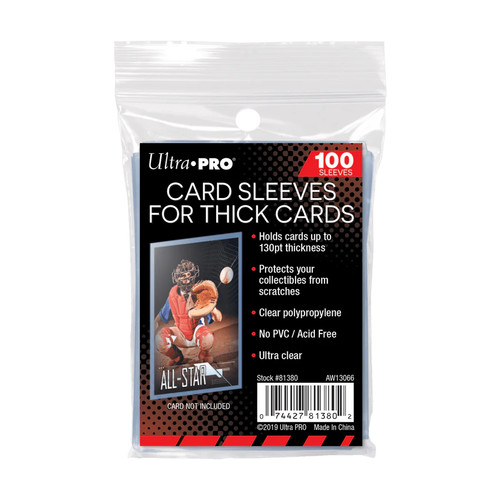 Ultra pro thick card sleeves - thick,