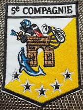 ECUSSON PATCH 5eme COMPAGNIE SAPEURS POMPIERS DE PARIS BSPP (ÉCU 78) TRÈS RARE