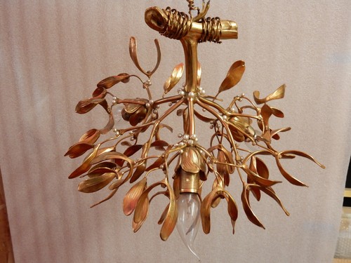 1900 lustre boule gui - 1900′,