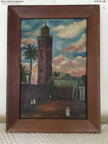 Tableau panneau bois peinture - tableau,