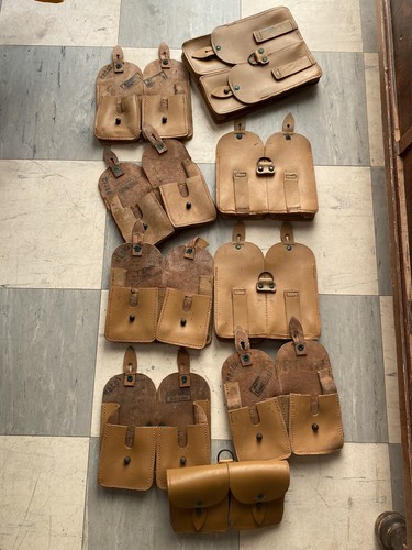 Double cartouchière cuir
