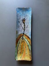 Tableau mural Coupelle vide poche Emaux Limoges Signé R. Pineau Vintage