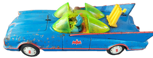 Vintage batmobile tin - vintage, toy
