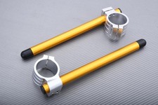 Paire de Bracelets Demi Guidons Alu- Or 50mm HONDA RC45 RC 45 RC-45