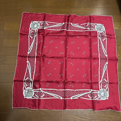 Foulard soie rouge gucci - en,
