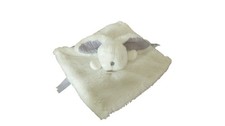 Doudou lapin plat - Bleu