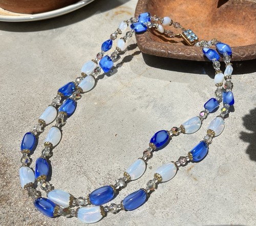 Collier ancien rangs perles - collier,