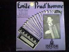 Emile Prud'homme: "les p'tits ruisseaux 4 polkas-variations/ 45t Odéon 7 SOE 309