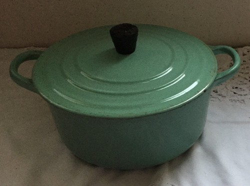 Faitout fonte couleur verte - de,