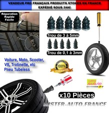 Kit de Réparation Crevaison★ Pneu Tubeless ✅Voiture Moto Auto Quad Scooter Pneus