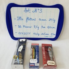 Lot Pêche N°3 Leurre Illex DAM Daiwa 