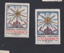2 Ancienne étiquette vignettes allumettes  Allemagne ?  BN78349 Karlstad 1927