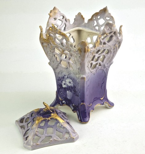 Rare boîte porcelaine - en,