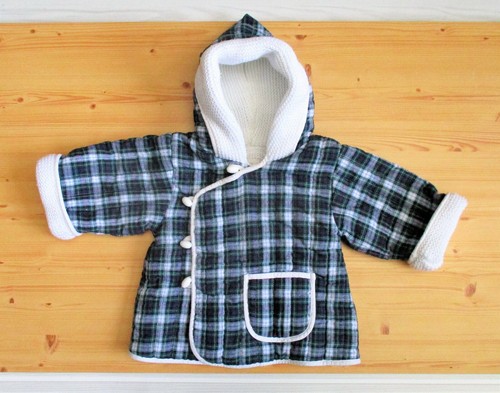 Manteau écossais vintage - , à