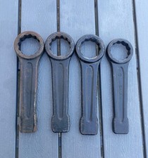  Lot  4  Clés A Oeil A Frapper 43 44 45 46 mm