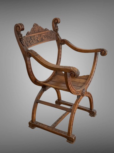 Fauteuil dit dagobert en - ",