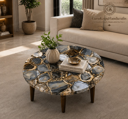 Luxury agate center - agate, table