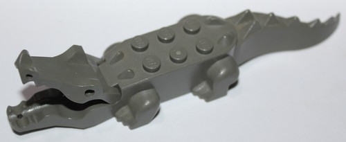Crocodile lego minifig - minifig, dark