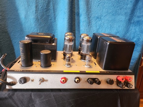 Luxman kmq7 amplifier 6l6 - kmq7, 6l6's