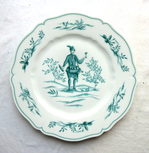 Assiette porcelaine signée