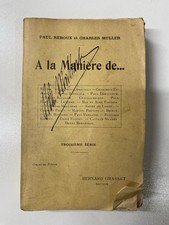 Livre ancien 1913 – “A la