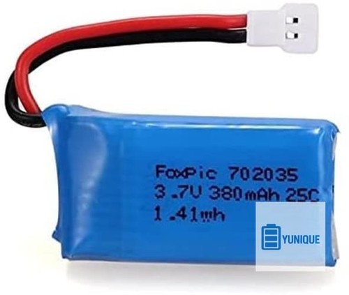 Batterie lipo 380mah pour - 3.7v,