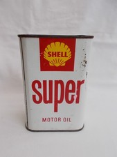 BIDON HUILE VINTAGE SHELL