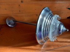 Ancienne lampe style Ezan- suspension-Lustre-Art déco