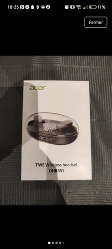 écouteurs sans fils acer neuf - Écouteurs,