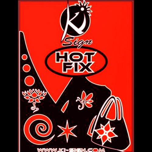 Tissu thermocollant hot fix - tissu,