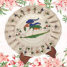 Assiette plate ancienne