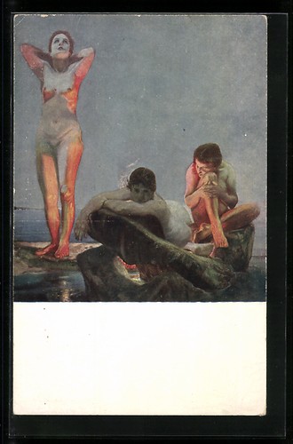 Carte postale artiste - carte, d'artiste