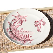 Ancien plat rond 30 cm en