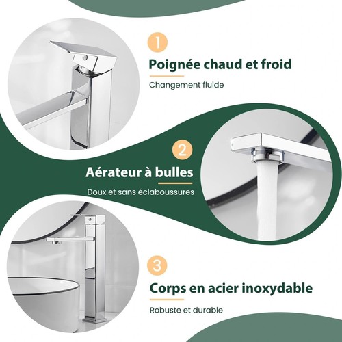 Robinet lavabo haut - lavabo,