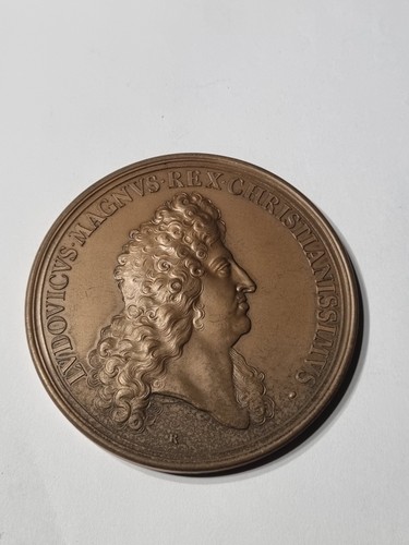 Médaille bronze louis xiv - bronze,