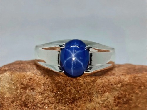 Bague pour hommes - , saphir