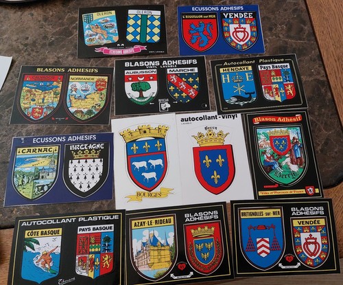 Blasons adhésifs province - blasons,