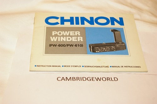 Chinon power winder for - power, slr