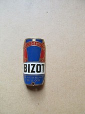 ANCIENNE PLAQUE DE VELO CYCLES & MOTOS .BIZOT rue de Talant à Dijon. OLD Bike 