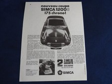 publicité automobile simca