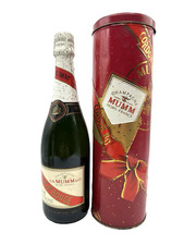 Champagne Brut Années 1970 GH MUMM Cordon Rouge Étui Métallique 75cl 12%