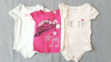Lot Vêtements Fille 1 T-shirt 2 bodys coton Taille 3 ans
