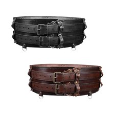 Ceinture corset en cuir pour